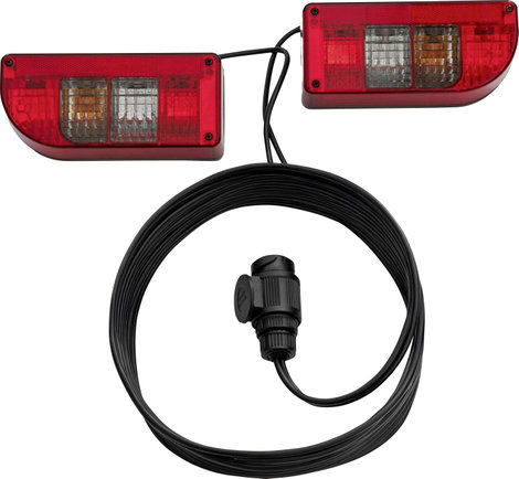 SecoRüt Kerékpártartó Komplett Leuchtensatz für Fahrradträger 12 Volt 1200mm 95941
