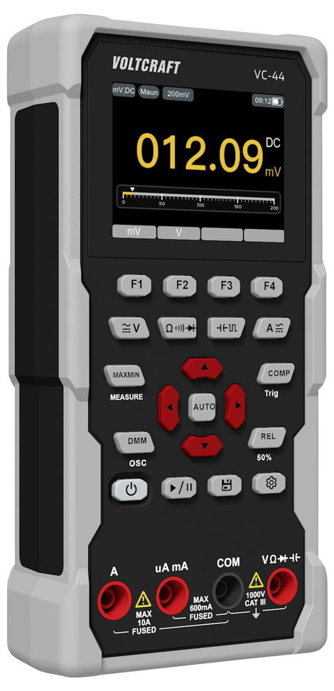 VOLTCRAFT VC-44 Kézi multiméter digitális CAT III 1000 V Kijelző (digitek): 20000 2. kép