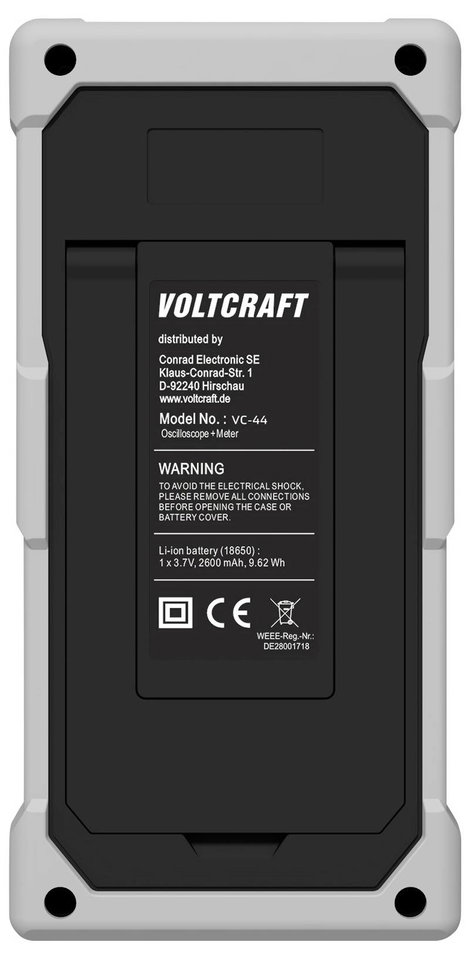 VOLTCRAFT VC-44 Kézi multiméter digitális CAT III 1000 V Kijelző (digitek): 20000 3. kép