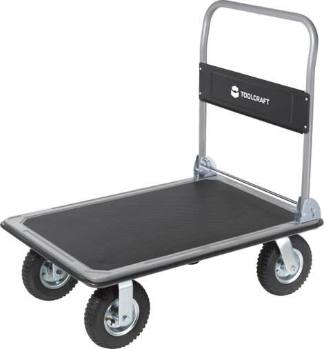 TOOLCRAFT TO-10245330 Platform kocsi Összehajtható Acél Terhelés (max.): 300 kg