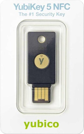 Yubico USB-s jelszókezelő stick Fekete/arany