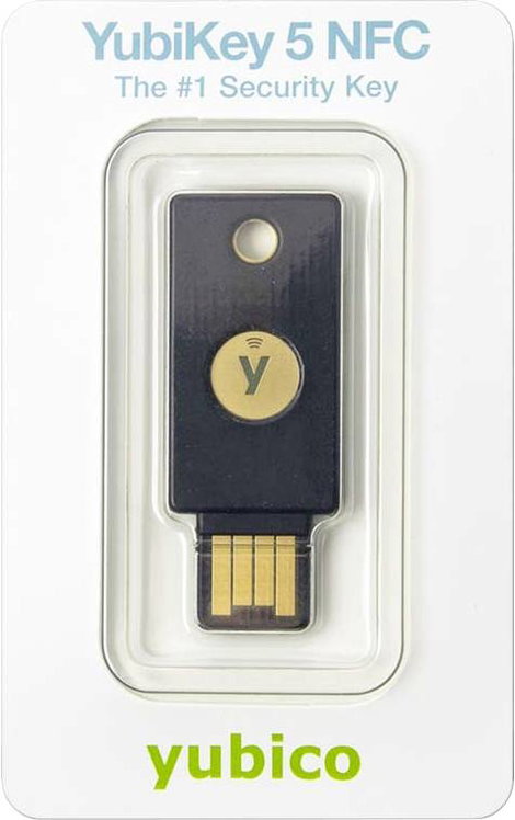 Yubico USB-s jelszókezelő stick Fekete/arany