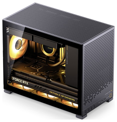 Jonsbo Mini torony Ház, Gaming doboz, Számítógép ház Fekete 3. kép