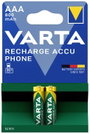 Mikroceruza akku AAA NiMH, 1,2V 800 mAh, 2 db, Varta Phonepower HR3, HR03, UO100557, DC2400, DC2400B bélyegkép