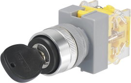 Kulcsos kapcsoló, Tru Components Y090-A-11Y/23