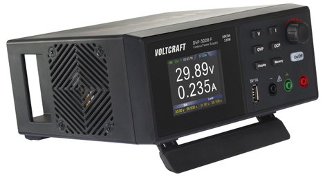 VOLTCRAFT DSP-3008 F Labortápegység, szabályozható 0 - 30 V 0 - 8 A 120 W USB ventilátor nélkül Kime 2. kép
