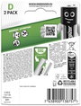 Góliát akku D NiMH, 1,2V 2500 mAh, 2 db, Energizer HR20, LR20, D, AM1, XL, MN1300, 813, E95, LR20N, 2. bélyegkép