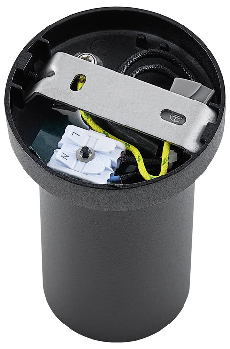 Deko Light 348252 Can Tilt rund, 1x 7,5 W GU10, Schwarz Mennyezetre építhető lámpa GU10 7.5 W Fekete 2. kép