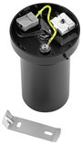 Deko Light 348252 Can Tilt rund, 1x 7,5 W GU10, Schwarz Mennyezetre építhető lámpa GU10 7.5 W Fekete 3. bélyegkép