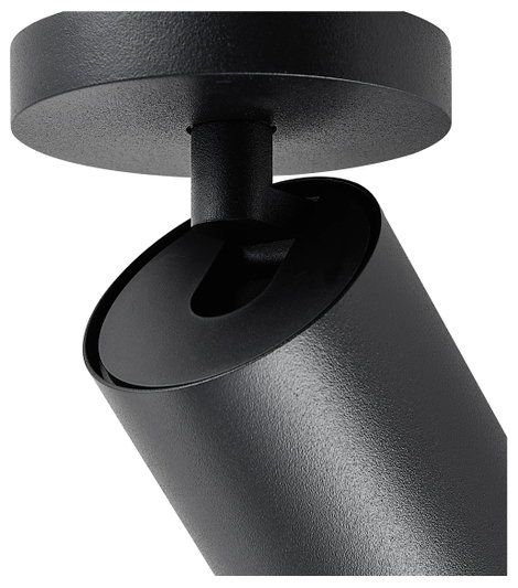 Deko Light 348252 Can Tilt rund, 1x 7,5 W GU10, Schwarz Mennyezetre építhető lámpa GU10 7.5 W Fekete 4. kép