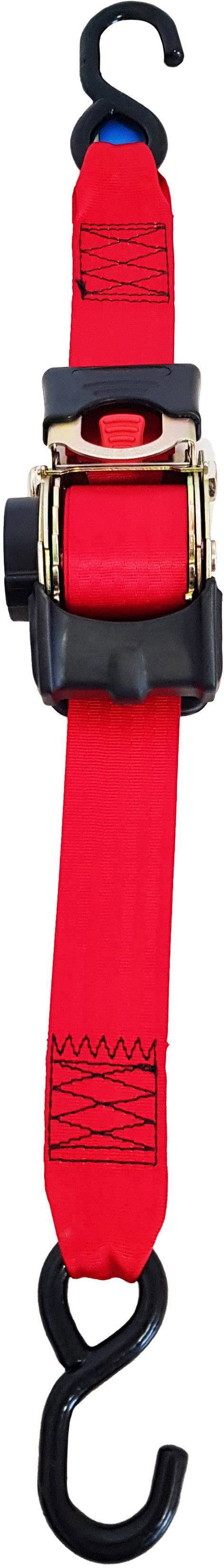 Önfelcsévélő racsnis rögzítő heveder kampókkal 3 m x 50 mm, 750/1500 kg, 12150 3. kép
