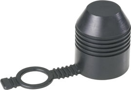 Vonóhorog sapka, takaró kupak, fekete