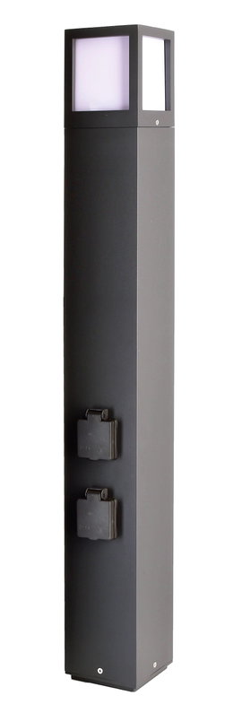 Deko Light 733065 Facado Socket Kültéri lámpatest E27 20 W Sötétszürke