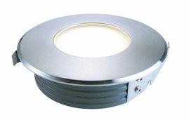 Deko Light Flat III WW 730336 Padlóba építhető lámpa Fixen beépített LED-es LED 1.30 W Ezüst