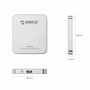 ORICO M.2 SSD ház USB-C® (USB 3.2 Gen 2x2) 20 GBit/s USB-C® (USB 3.2 Gen 2x2) 2230 K20Mini 2. bélyegkép