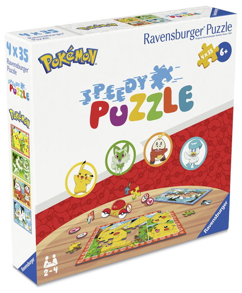 Gyerek kirakó 4x35 darabos - Pokémon - Speedy 12004179 1 db 2. kép