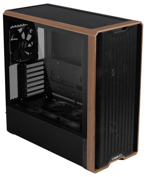 Lian Li Lancool 217 Ház, Gaming doboz, Számítógép ház Fekete 2. kép
