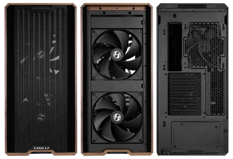 Lian Li Lancool 217 Ház, Gaming doboz, Számítógép ház Fekete 6. kép