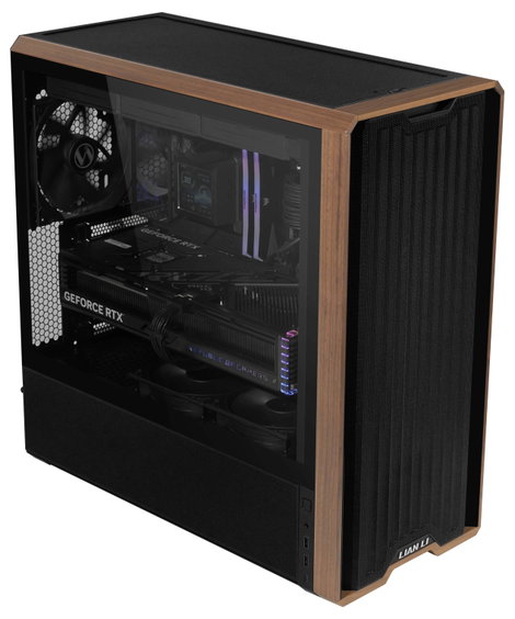 Lian Li Lancool 217 Ház, Gaming doboz, Számítógép ház Fekete 8. kép