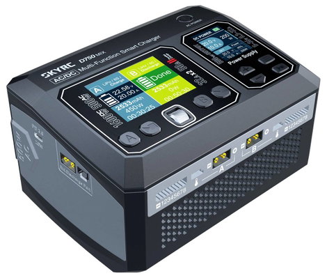 SKYRC D750 MIX Modell töltő 32 A Ólom, LiFePO, LiHV, Lítiumion, LiPolimer, NiCd, NiMH 2. kép