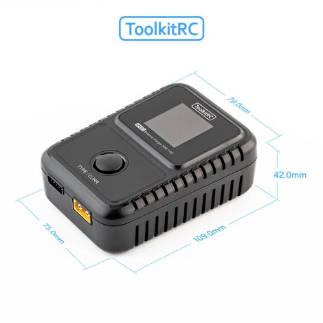 Toolkit RC M450 Modell töltő LiPolimer, LiHV, LiFe 6. kép