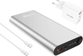 RealPower REALPOWER PB-20000 PD Pro Powerbank 20.000 mAh Ezüst