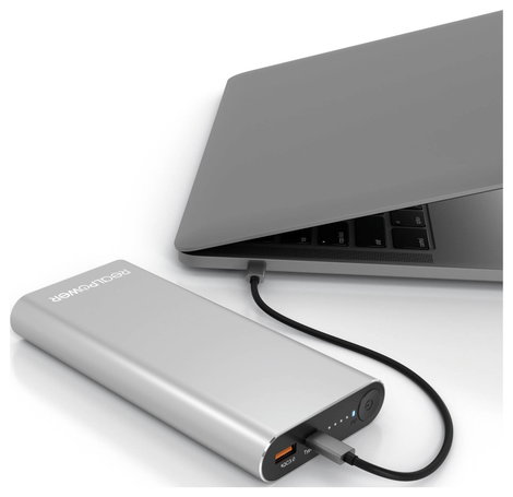 RealPower REALPOWER PB-20000 PD Pro Powerbank 20.000 mAh Ezüst 4. kép