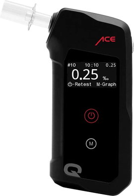 ACE Alkoholteszter Fekete 0.00 - 5.00 ‰