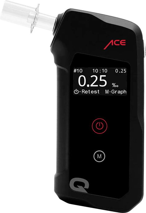 ACE Alkoholteszter Fekete 0.00 - 5.00 ‰
