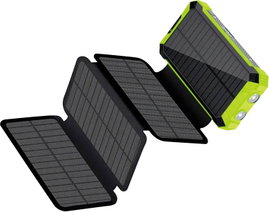 RealPower REALPOWER PB-20000 Solar Powerbank 20.000 mAh Zöld