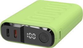 RealPower REALPOWER PB-10000 C Powerbank 10.000 mAh Power Delivery Világoszöld