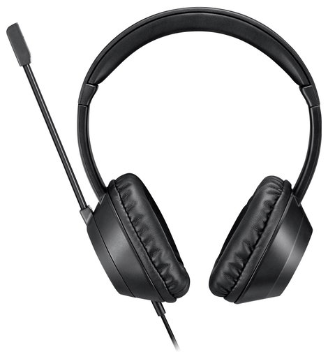 Adesso Xtream P7 AI Copilot Headset On Ear headset Vezetékes Stereo Fekete-melírozott Headset Számít 3. kép