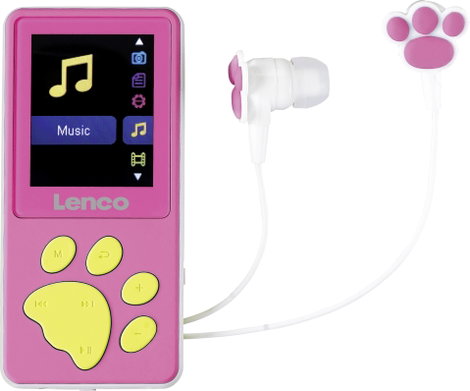 Lenco Xemio-560PK Hordozható CD lejátszó Rózsaszín