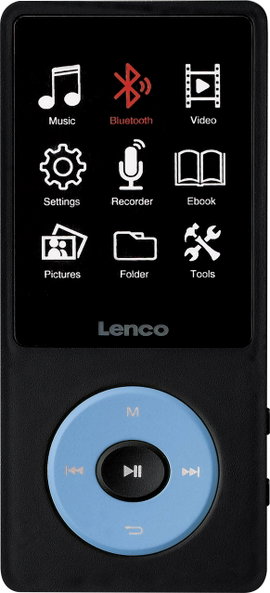 Lenco Xemio-860BU Hordozható CD lejátszó Kék