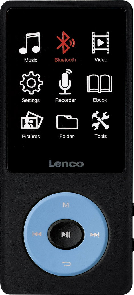 Lenco Xemio-860BU Hordozható CD lejátszó Kék