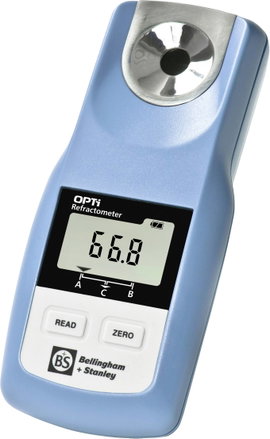 WTW OPTi-M digitales Handrefraktometer Digitális kézi refraktométer OPTi, mérési tartomány 0-95 Brix