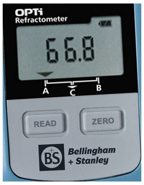 WTW OPTi-M digitales Handrefraktometer Digitális kézi refraktométer OPTi, mérési tartomány 0-95 Brix 4. kép