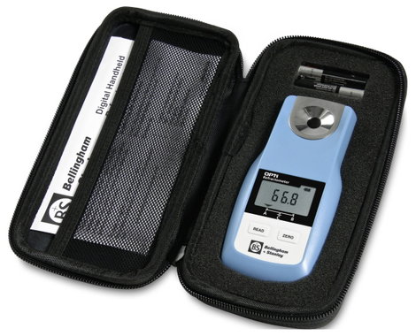 WTW OPTi-M digitales Handrefraktometer Digitális kézi refraktométer OPTi, mérési tartomány 0-95 Brix 5. kép
