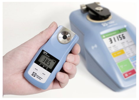 WTW OPTi-M digitales Handrefraktometer Digitális kézi refraktométer OPTi, mérési tartomány 0-95 Brix 9. kép