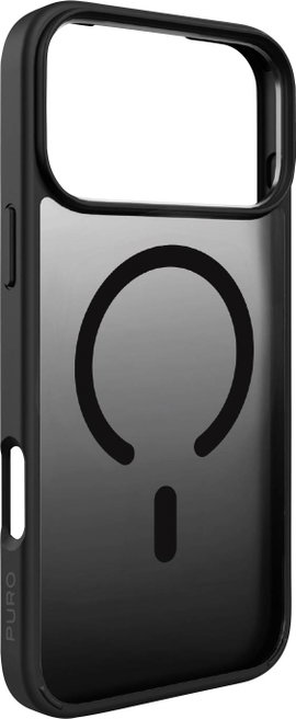 Puro Cover Apple iPhone 17 Pro Max Fekete (átlátszó) PUIPC17P69GRADBLK