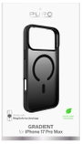 Puro Cover Apple iPhone 17 Pro Max Fekete (átlátszó) PUIPC17P69GRADBLK 2. bélyegkép