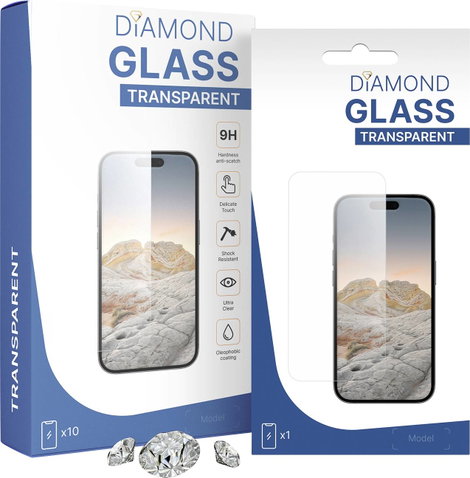 PT LINE Diamond Glass Anti-Static Kijelzővédő üveg Apple iPhone 17 Pro, iPhone 17 1 db Karcálló 2345
