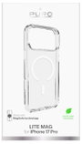 Puro Cover Apple iPhone 17 Pro Átlátszó, Fehér MagSafe kompatibilis PUIPC17P63LITEMAGTR 2. bélyegkép