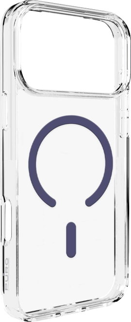 Puro Cover Apple iPhone 17 Pro Átlátszó, Kék MagSafe kompatibilis PUIPC17P63LITEMDKBL