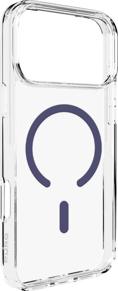 Puro Cover Apple iPhone 17 Pro Átlátszó, Kék MagSafe kompatibilis PUIPC17P63LITEMDKBL