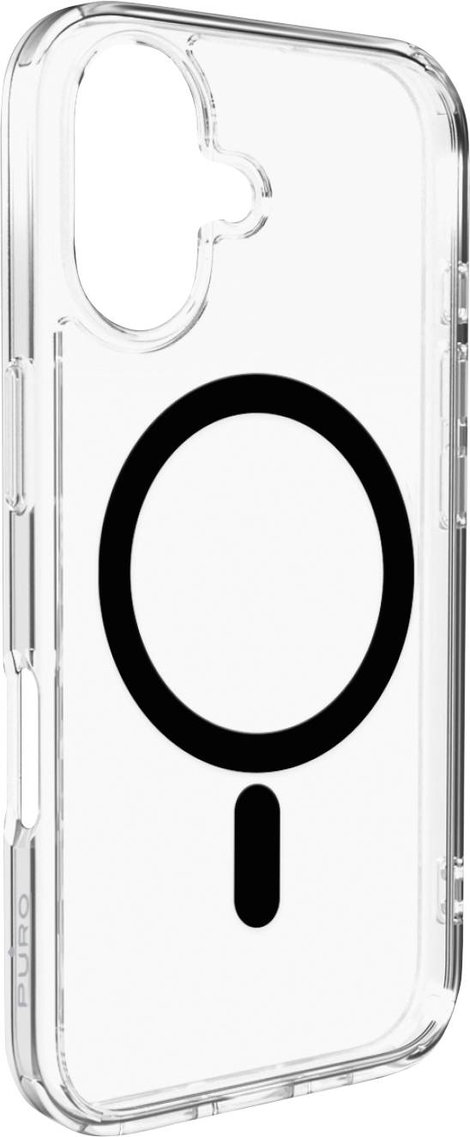 Puro Cover Apple iPhone 17 Átlátszó, Fekete MagSafe kompatibilis PUIPC1763LITEMBLK