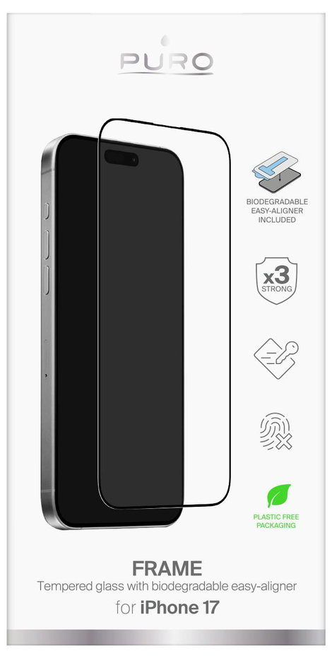 Puro Kijelzővédő fólia Apple iPhone 17 1 db PUSDGFRAIPHONE1763 2. kép
