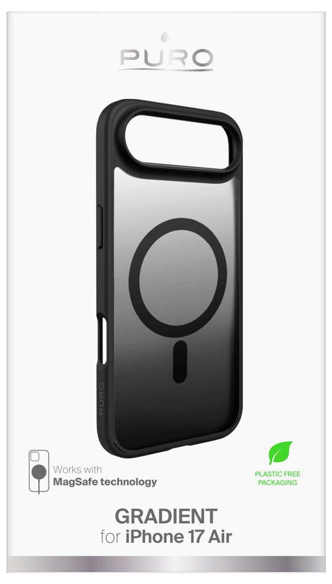 Puro Cover Apple iPhone Air PUIPC1766GRADBLK 2. kép