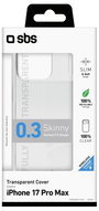 sbs mobile Skinny Cover Apple iPhone 17 Pro Max Átlátszó TESKINIP1769T 2. bélyegkép