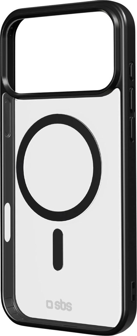 sbs mobile Cover Apple iPhone 17 Pro Max Átlátszó, Fekete MagSafe kompatibilis TEMAGCOLIP1769K